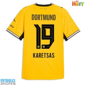 Billiga Borussia Dortmund Konstantinos Karetsas #19 Hemmatröja 2026-27 Kortärmad